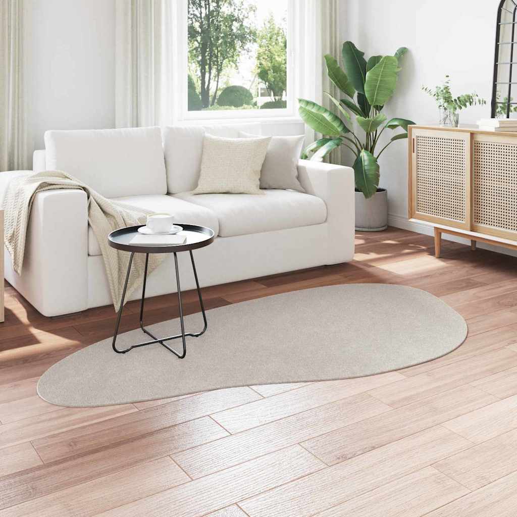 Tappeto HUARTE Sabbia 100 x 200 cm Poliestere