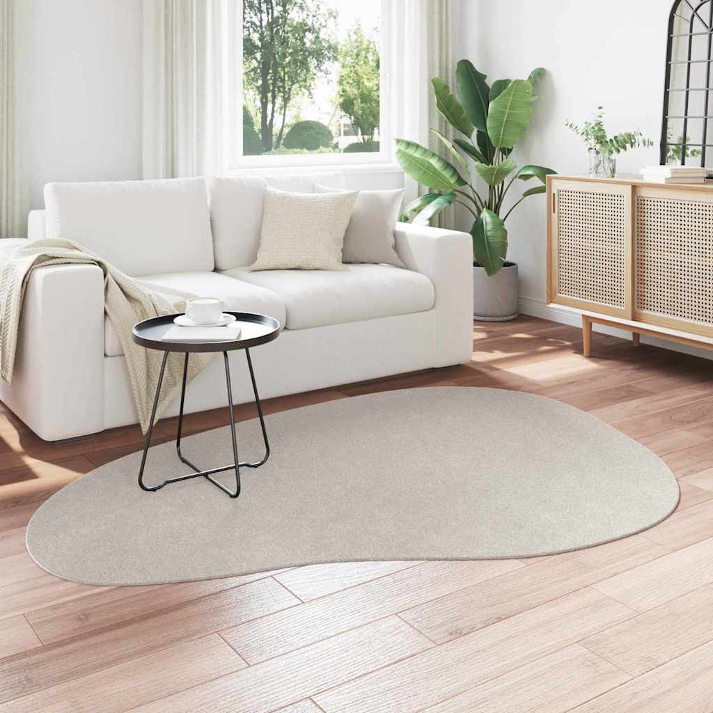 Tappeto HUARTE Sabbia 140 x 200 cm Poliestere