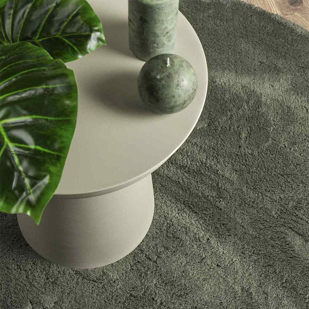 Tappeto HUARTE Verde foresta 140 x 200 cm Poliestere