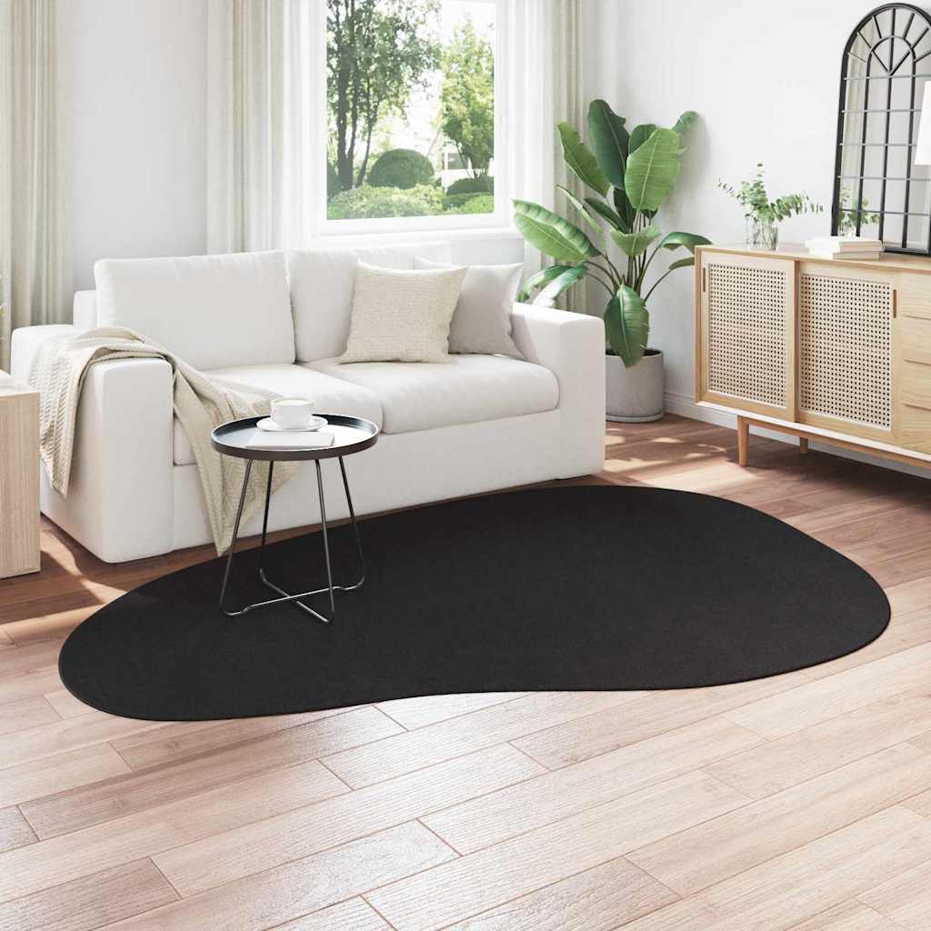 Tappeto HUARTE Nero 160 x 230 cm Poliestere