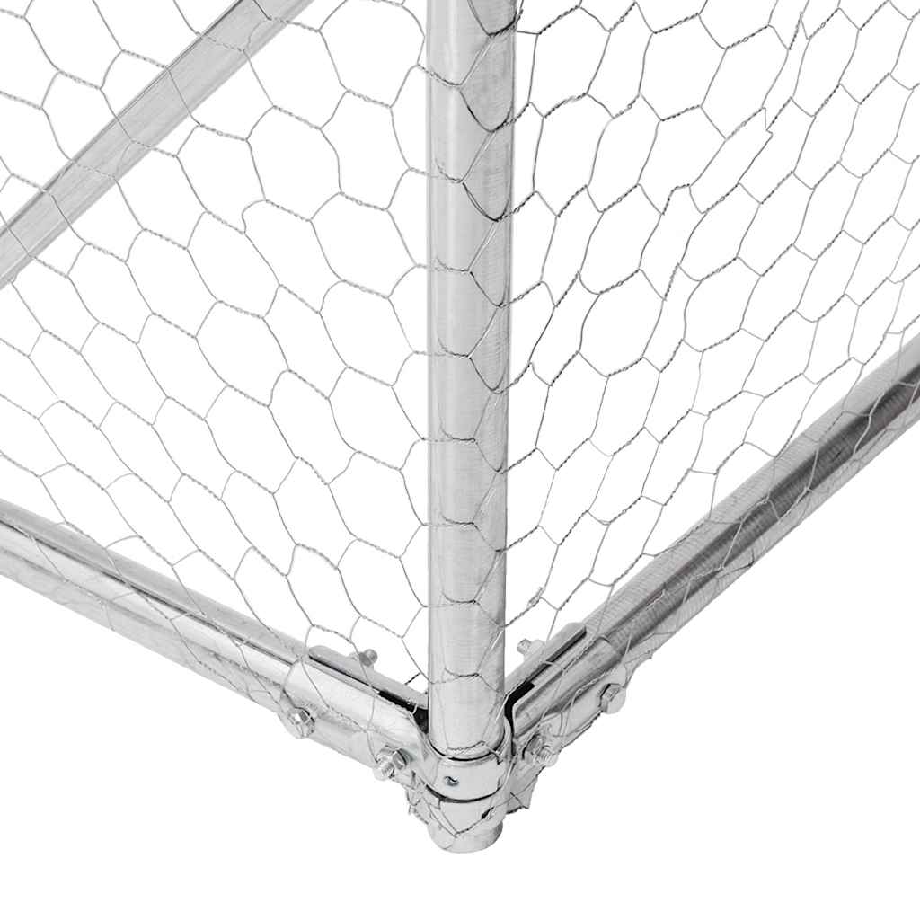 Recinto per Polli 2,5x2x2,25 m in Acciaio Zincato