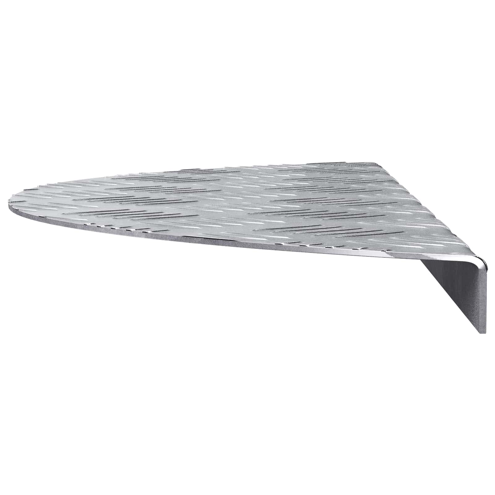 Gradini per Scale 5 pz 60 x 18 x 2,5 cm Argento Alluminio