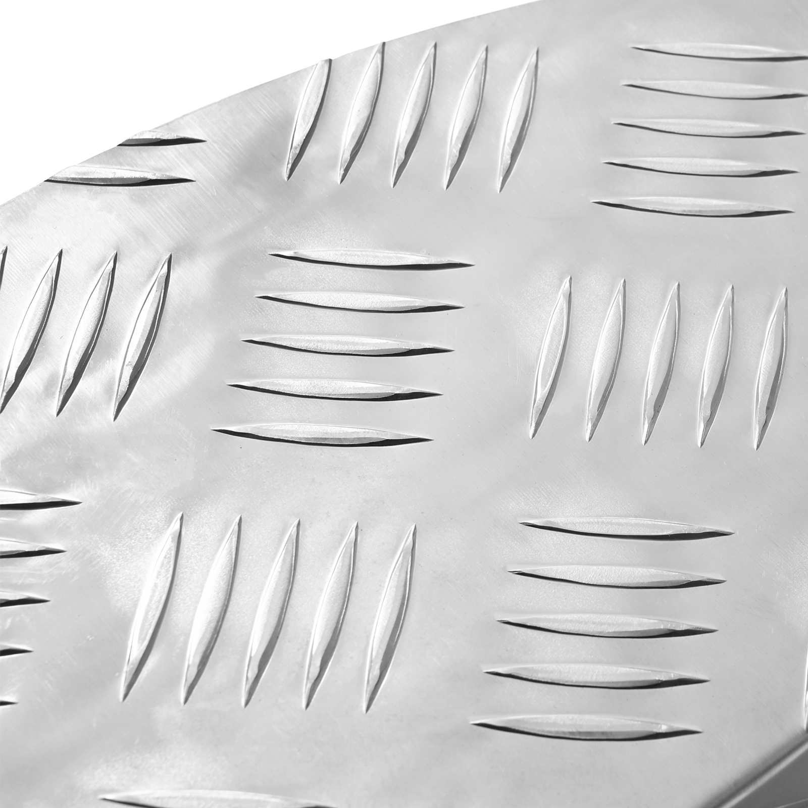 Gradini per Scale 10 pz 60 x 18 x 2,5 cm Argento Alluminio