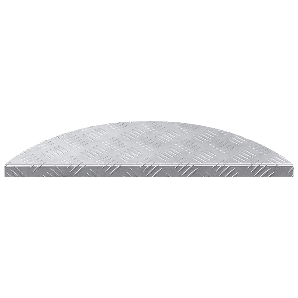 Gradini per Scale 15 pz 60 x 18 x 2,5 cm Argento Alluminio