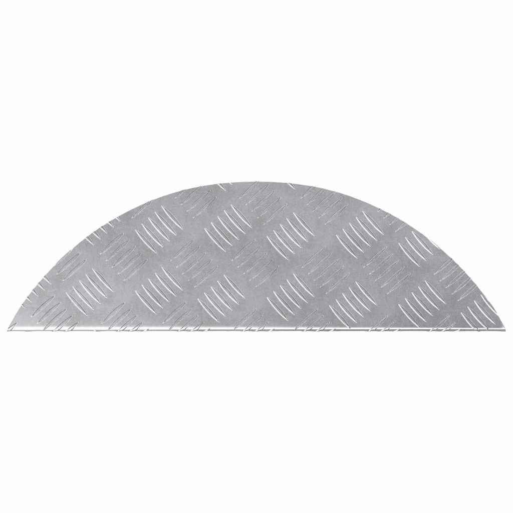 Gradini per Scale 15 pz 60 x 18 x 2,5 cm Argento Alluminio