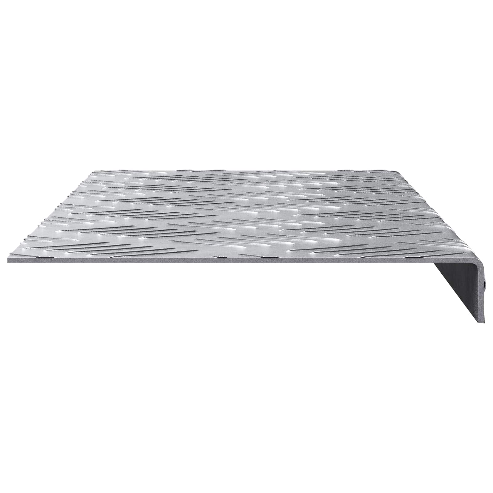 Gradini per Scale 5 pz 60 x 18 x 2,5 cm Argento Alluminio