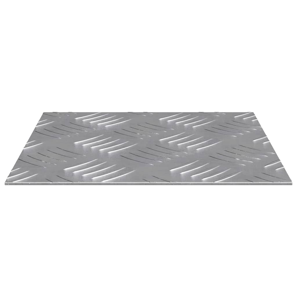 Gradini per Scale 4 pz 20 x 20 cm Argento Alluminio Quadrato