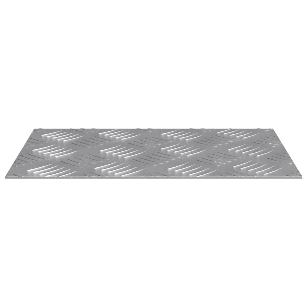 Gradini per Scale 4 pz 30 x 20 cm Argento Alluminio