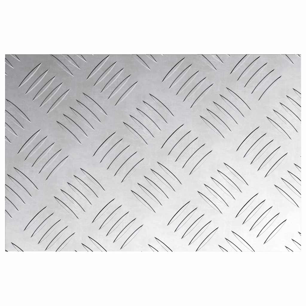Gradini per Scale 4 pz 30 x 20 cm Argento Alluminio