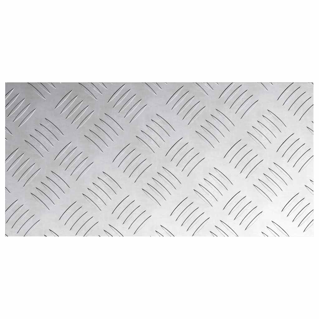 Gradini per Scale 2 pz 40 x 20 cm Argento Alluminio