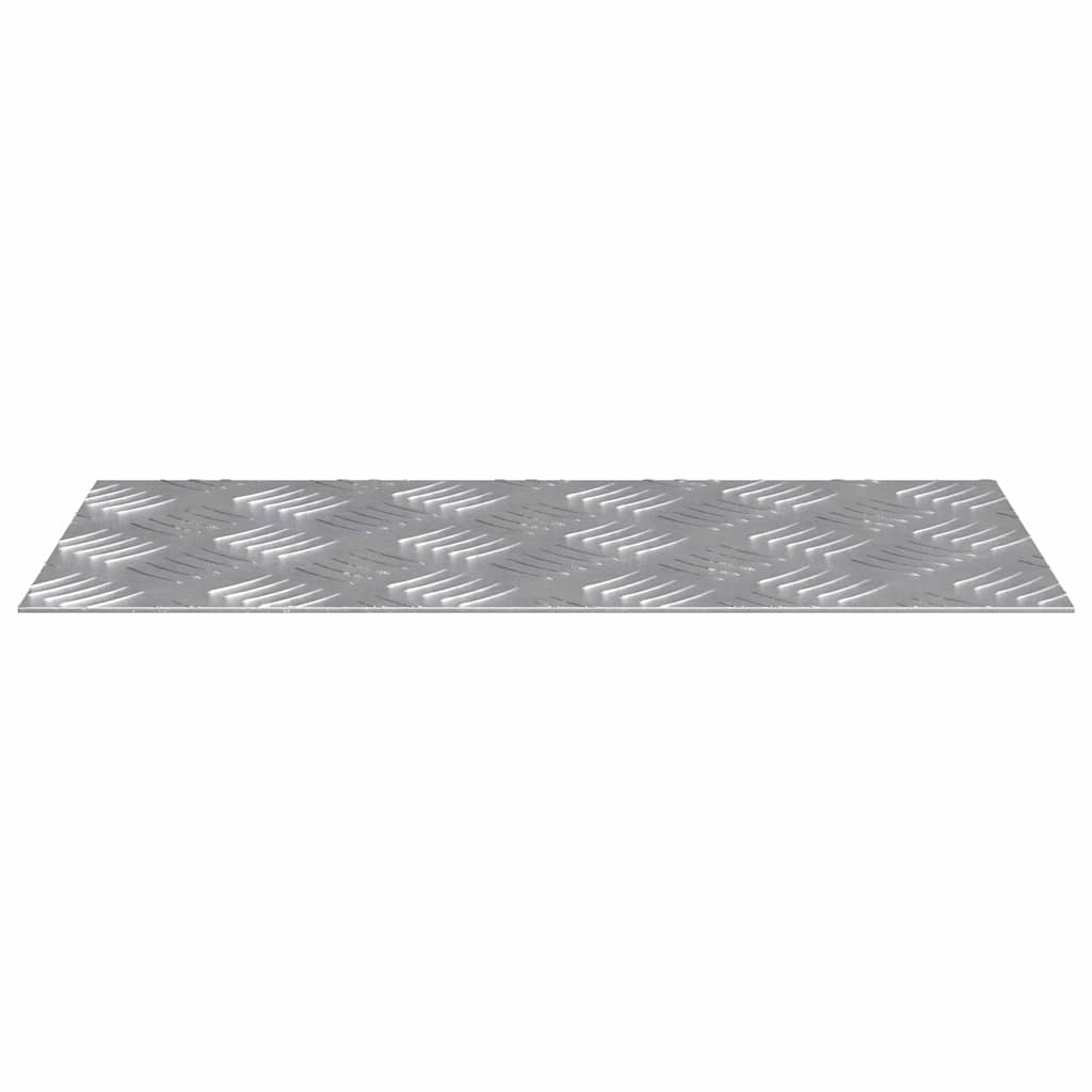 Gradini per Scale 2 pz 40 x 20 cm Argento Alluminio