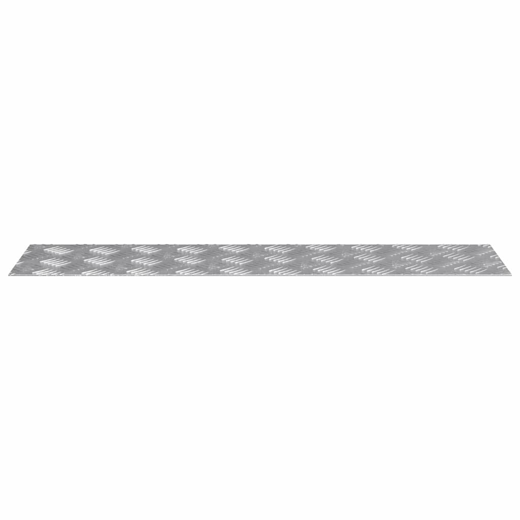 Gradini per Scale 2 pz 80 x 20 cm Argento Alluminio
