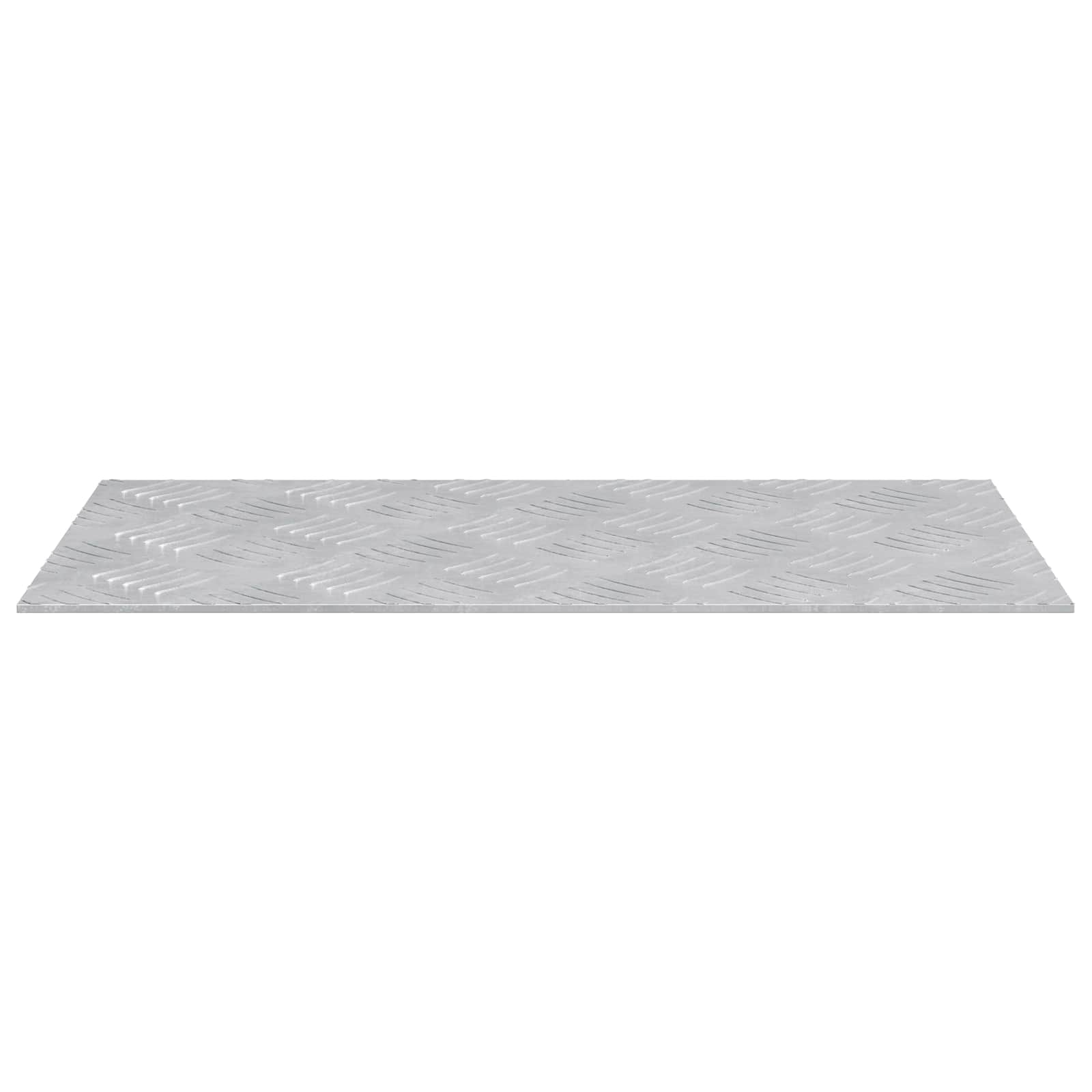 Gradini per Scale 2 pz 50 x 25 cm Argento Alluminio
