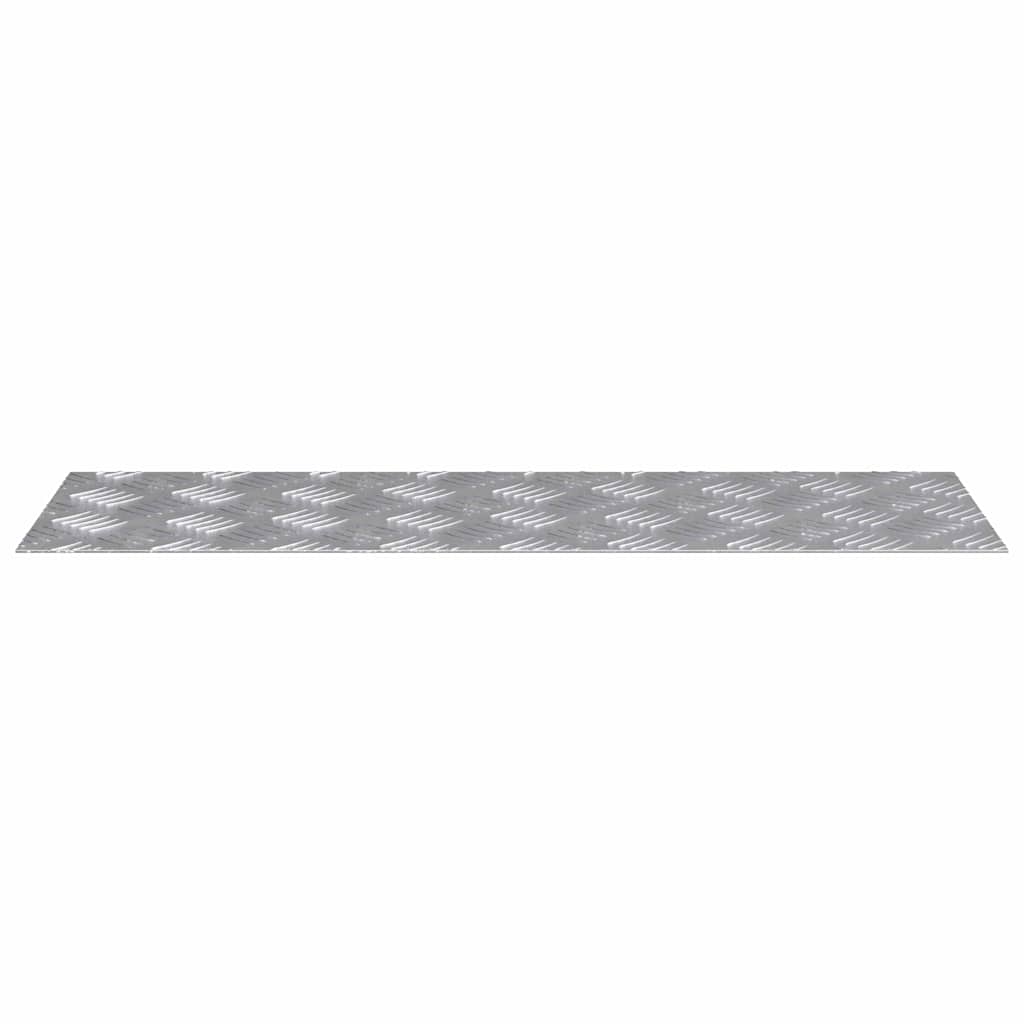 Gradini per Scale 2 pz 75 x 25 cm Argento Alluminio