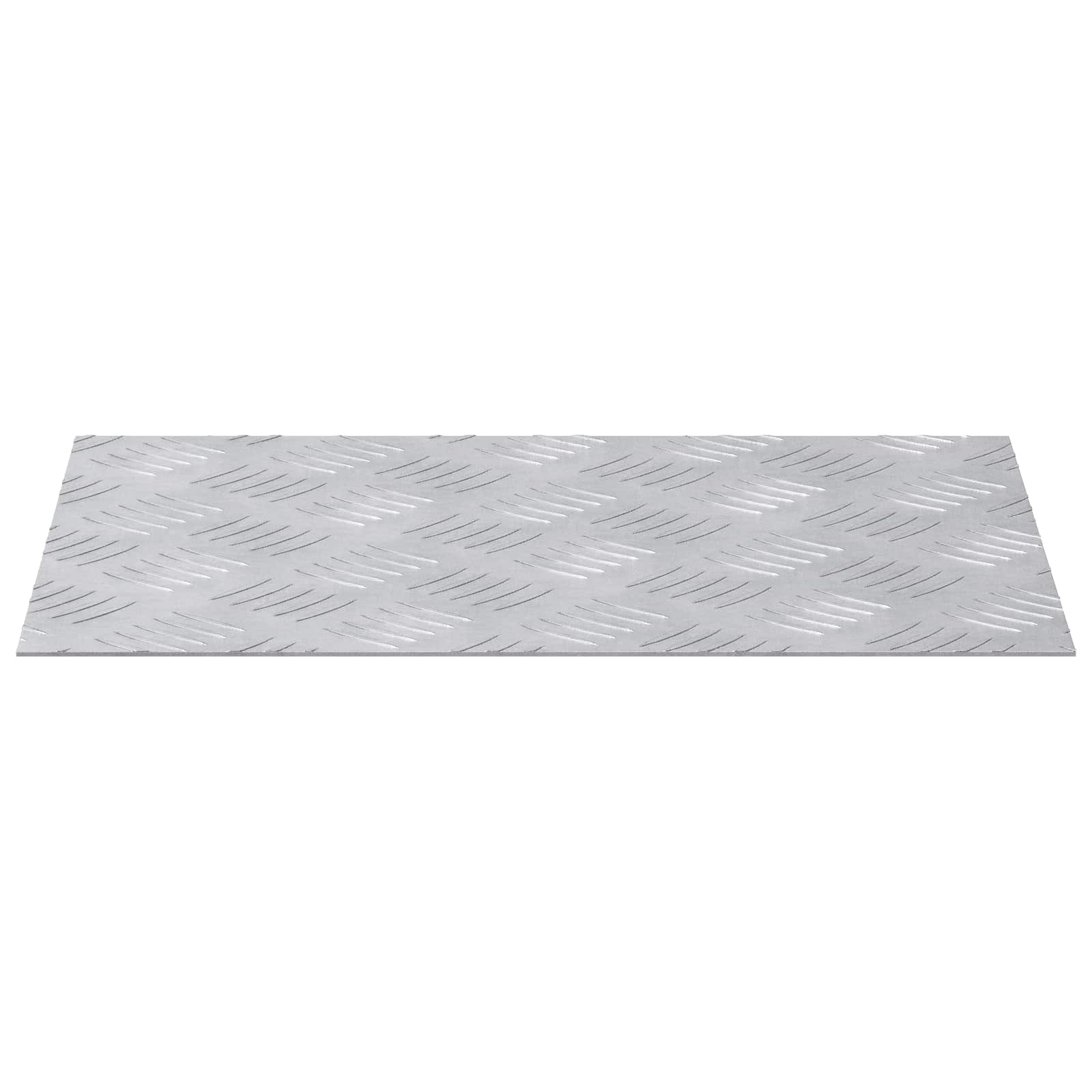 Gradini per Scale 2 pz 40 x 30 cm Argento Alluminio