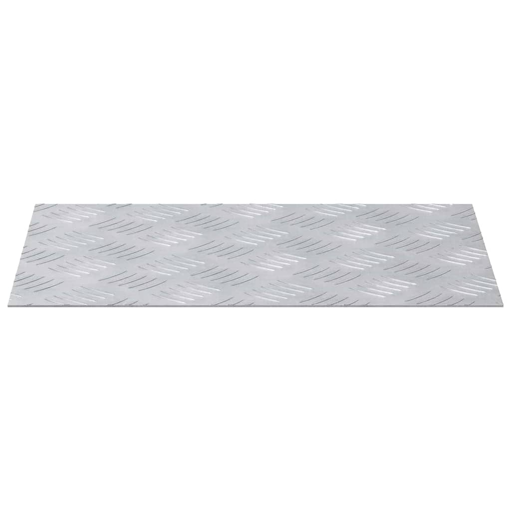 Gradini per Scale 4 pz 40 x 30 cm Argento Alluminio