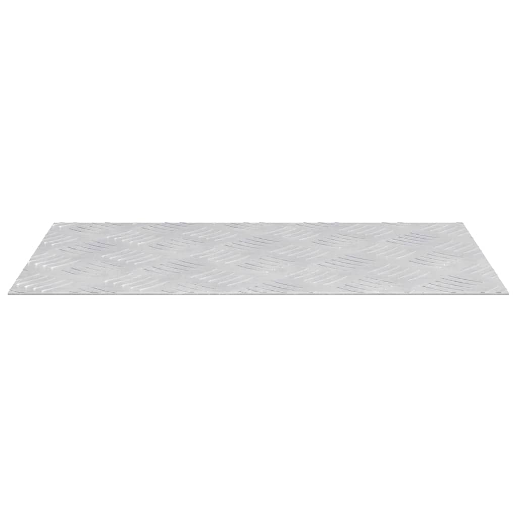 Gradini per Scale 4 pz 50 x 30 cm Argento Alluminio