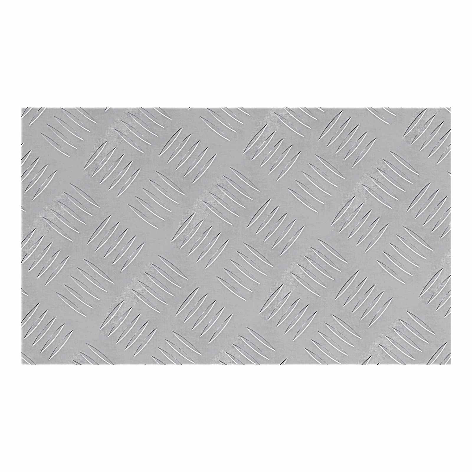 Gradini per Scale 2 pz 50 x 30 cm Argento Alluminio