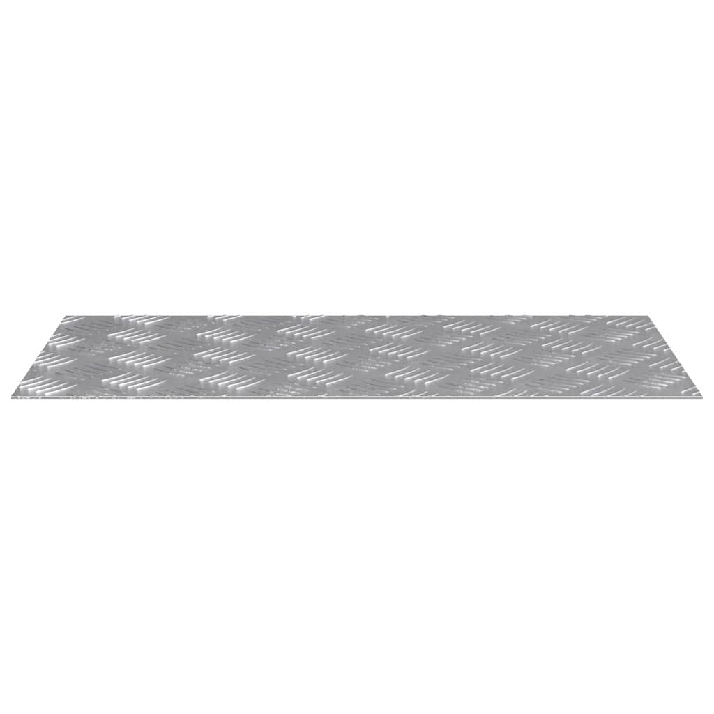 Gradini per Scale 2 pz 60 x 30 cm Argento Alluminio