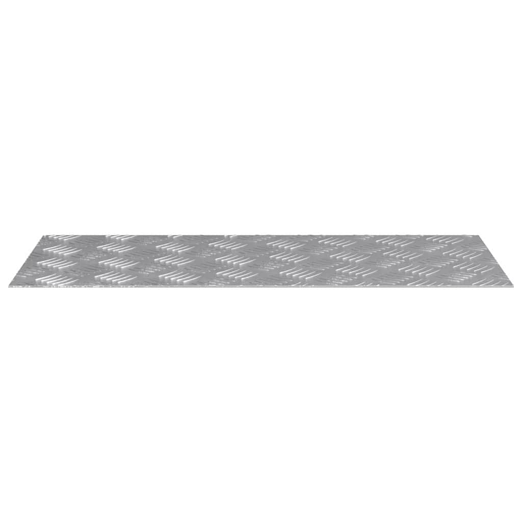 Gradini per Scale 4 pz 70 x 30 cm Argento Alluminio