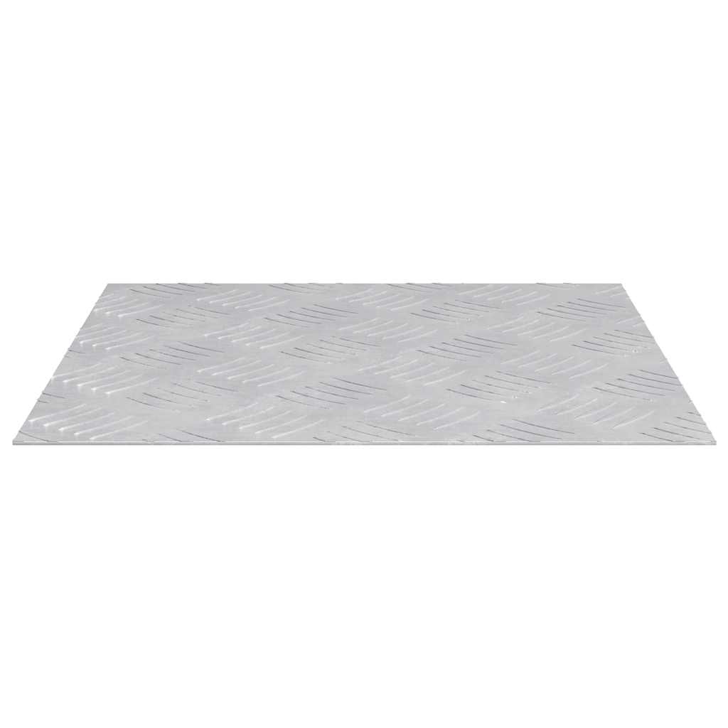 Gradini per Scale 2 pz 40 x 40 cm Argento Alluminio Quadrato