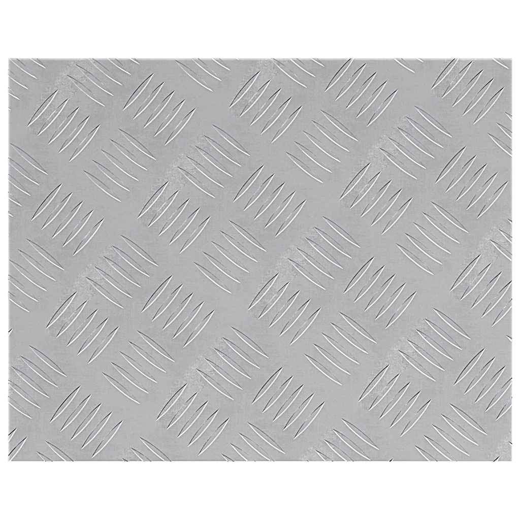 Gradini per Scale 2 pz 50 x 40 cm Argento Alluminio