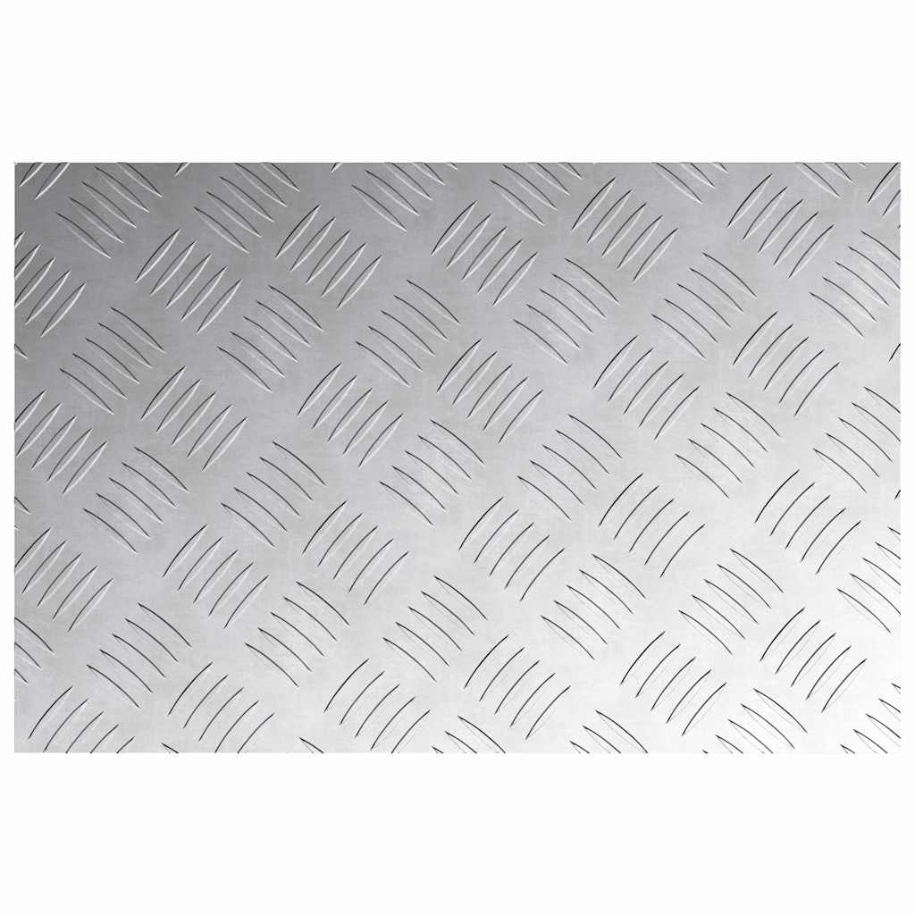 Gradini per Scale 4 pz 60 x 40 cm Argento Alluminio