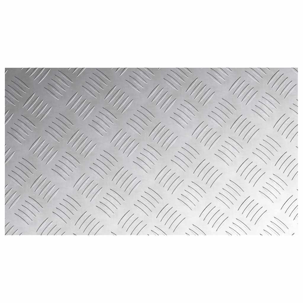 Gradini per Scale 2 pz 70 x 40 cm Argento Alluminio