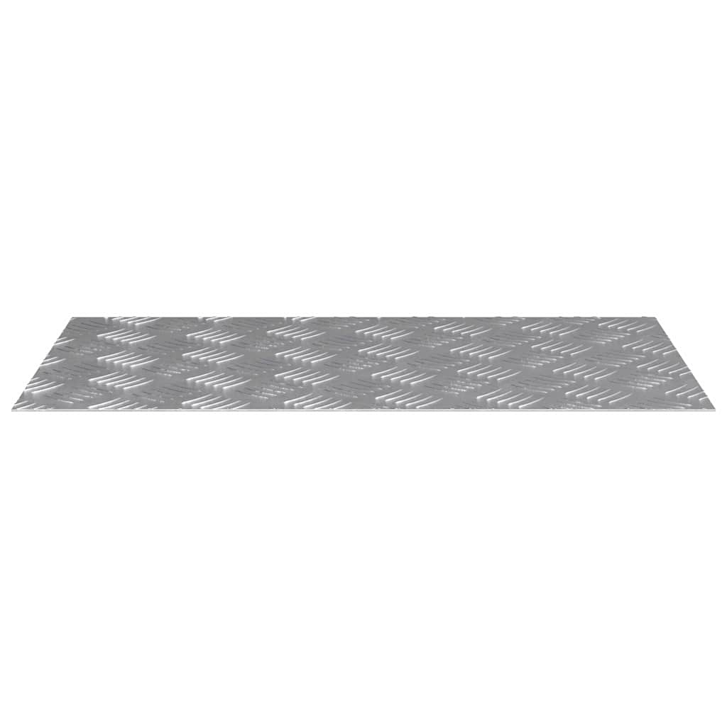 Gradini per Scale 2 pz 70 x 40 cm Argento Alluminio