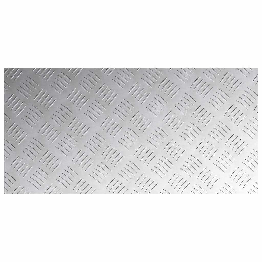 Gradini per Scale 2 pz 80 x 40 cm Argento Alluminio