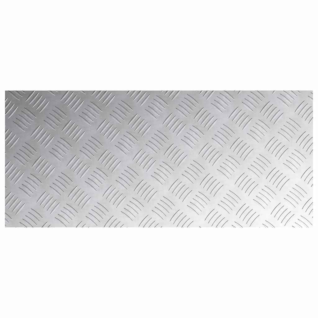 Gradini per Scale 2 pz 90 x 40 cm Argento Alluminio