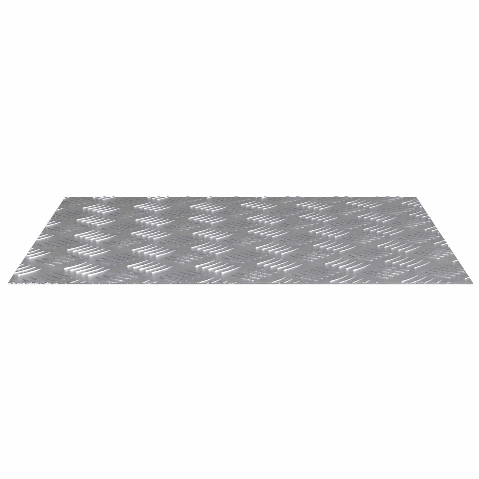 Gradini per Scale 2 pz 60 x 50 cm Argento Alluminio