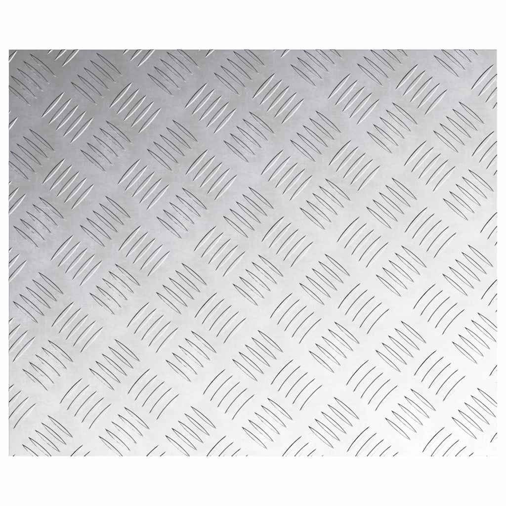 Gradini per Scale 2 pz 60 x 50 cm Argento Alluminio