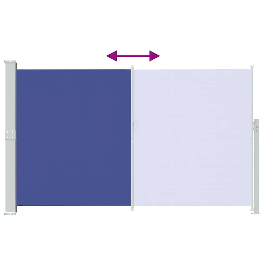 Tendalino Laterale per Patio Terrazzo 180 x 300 cm Blu
