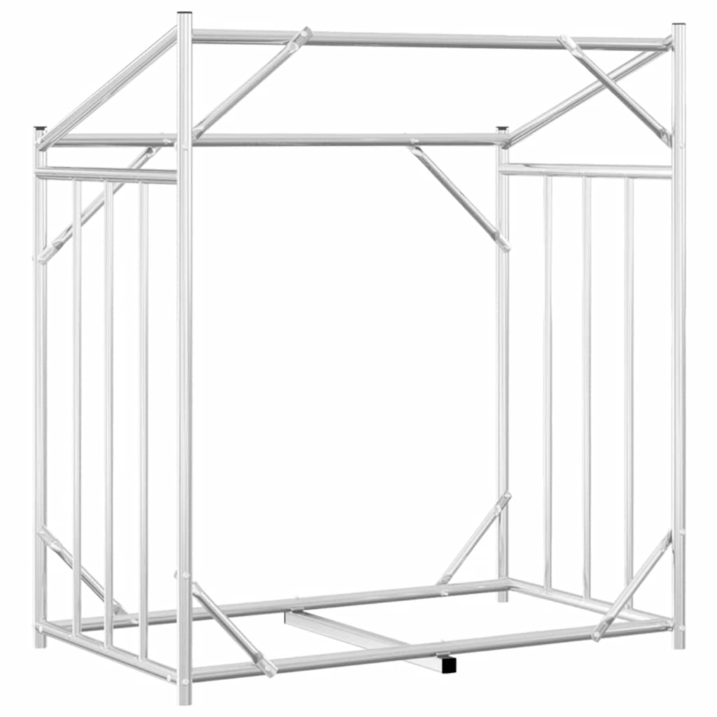 Rastrelliera per Legna con Copertura Antipioggia 101x61x110,5cm