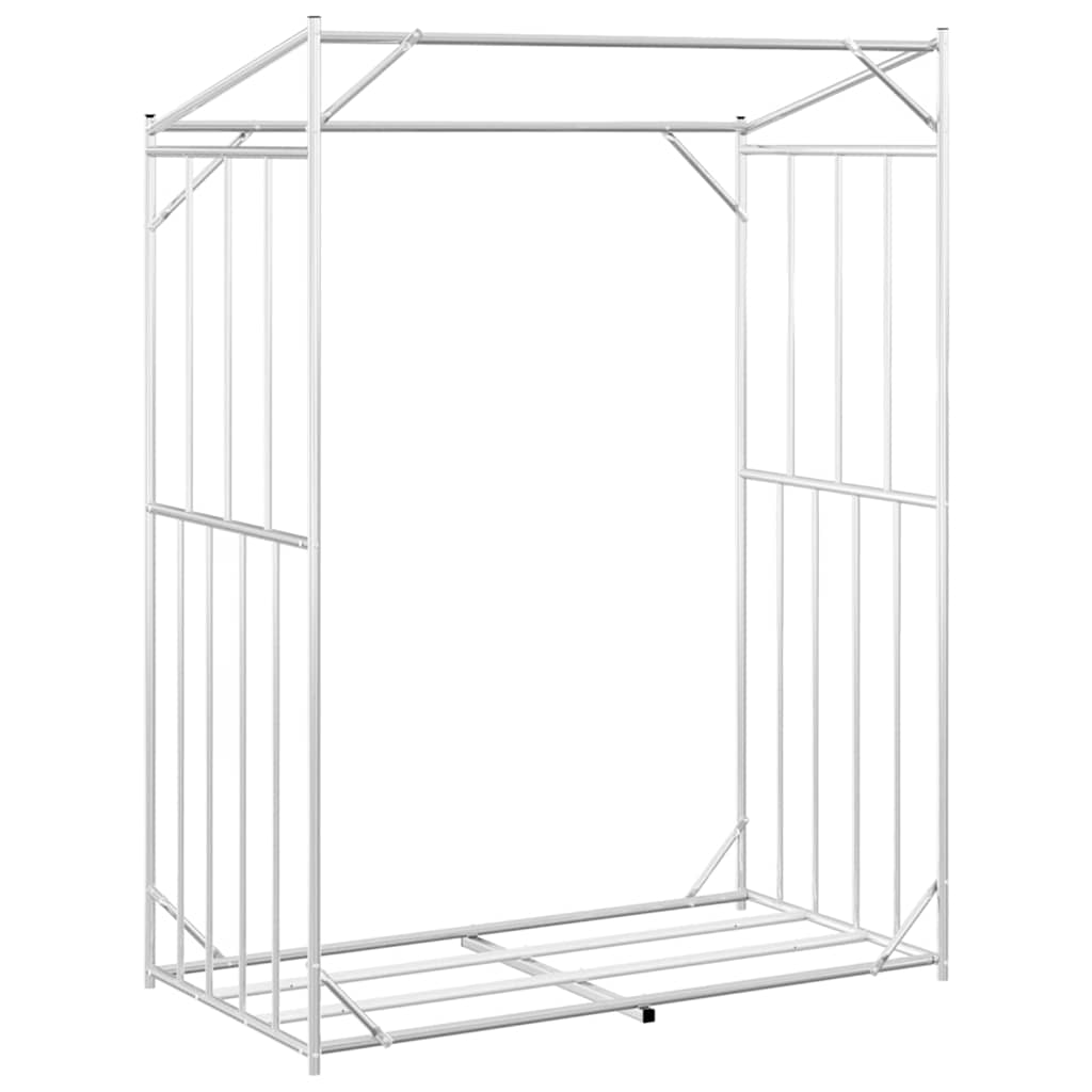 Rastrelliera per Legna con Copertura Antipioggia 150x80x200 cm