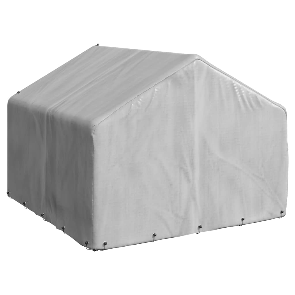 Cuccia per cani da esterno con copertura 2x2x1,5 m in acciaio zincato
