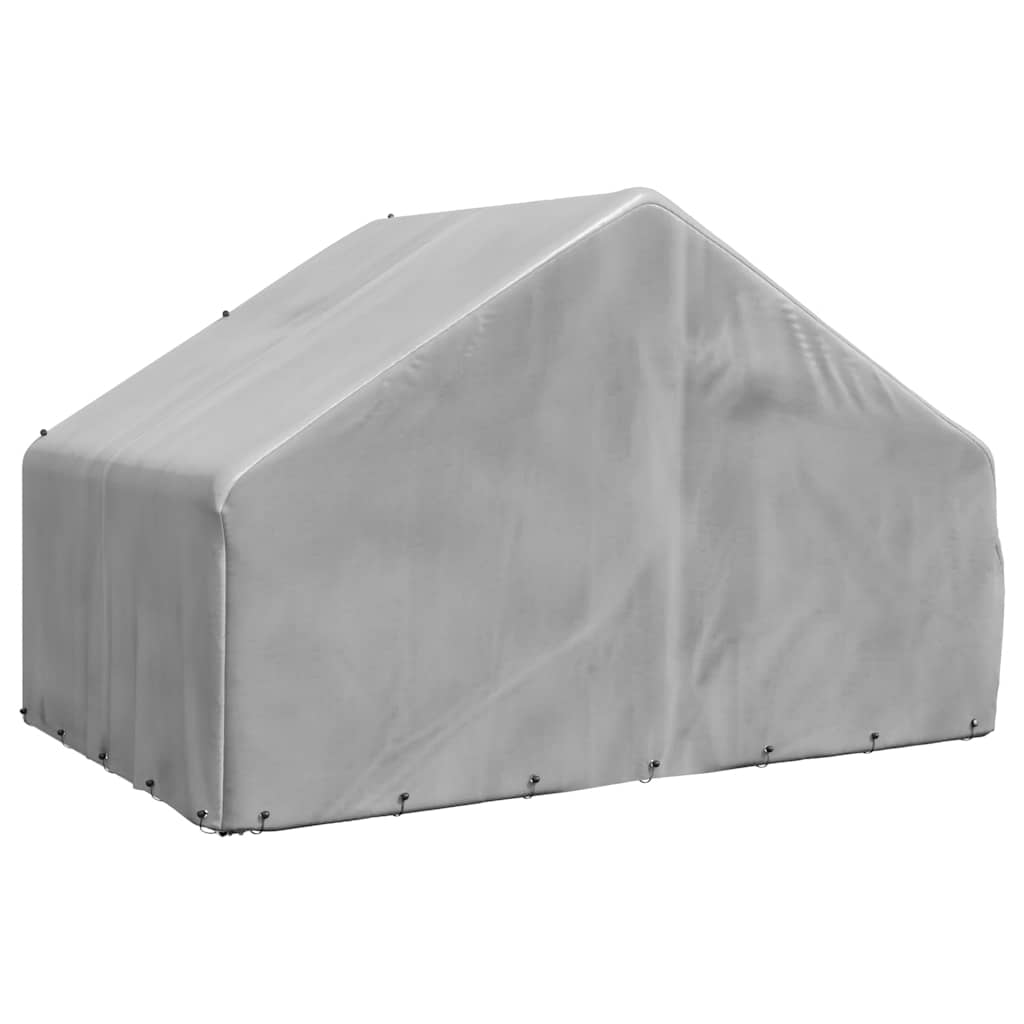 Cuccia per cani da esterno con copertura 3x2x1,9 m in acciaio zincato