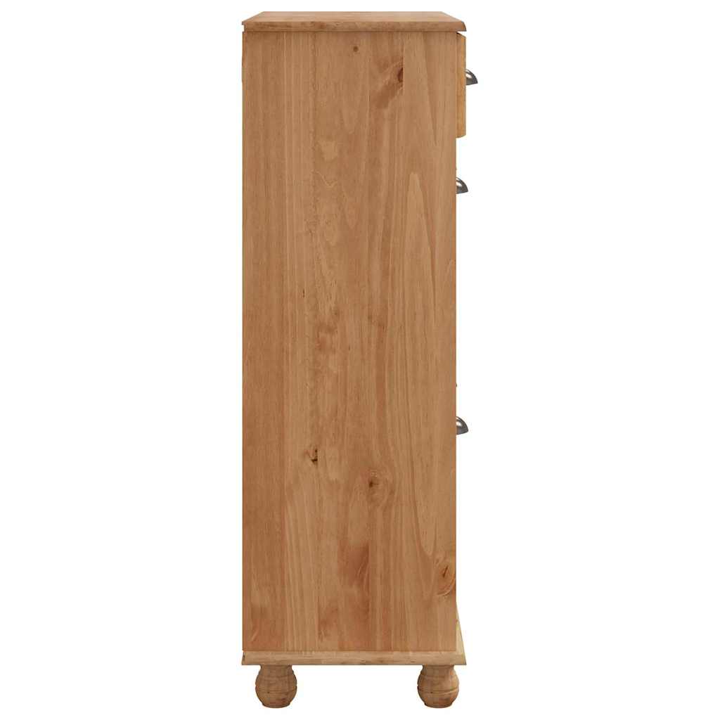 Mobile per scarpe ASKIM Marrone 85 x 35 x 108 cm Pino massello