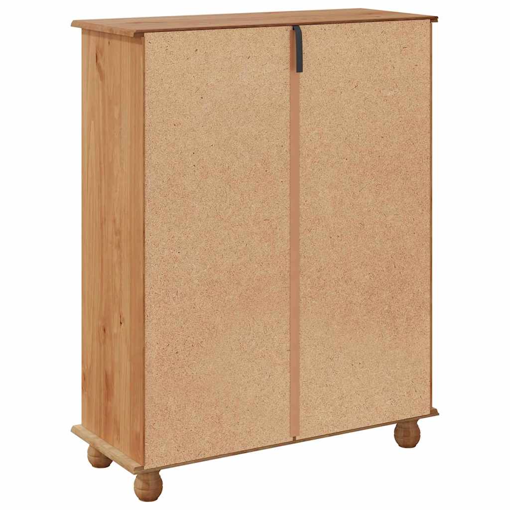 Mobile per scarpe ASKIM Marrone 85 x 35 x 108 cm Pino massello