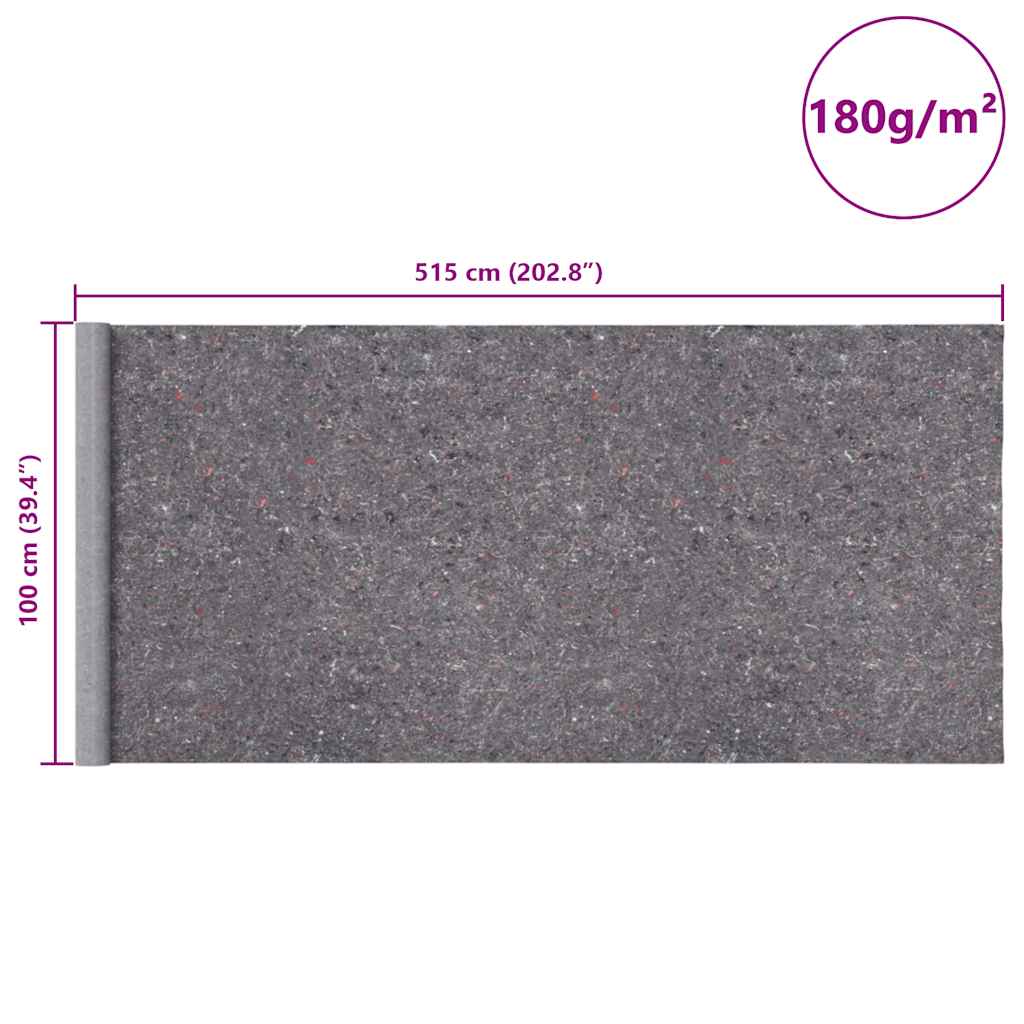 Telo Protettivo per Pittori Antiscivolo 5 m 180 g/m² Grigio
