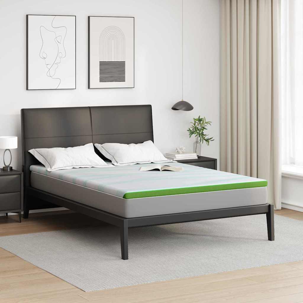 Topper per materasso 180 x 200 cm Spessore Tessuto Jacquard