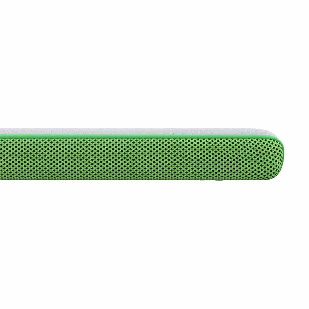 Topper per materasso Bianco e Verde 90 x 200 cm