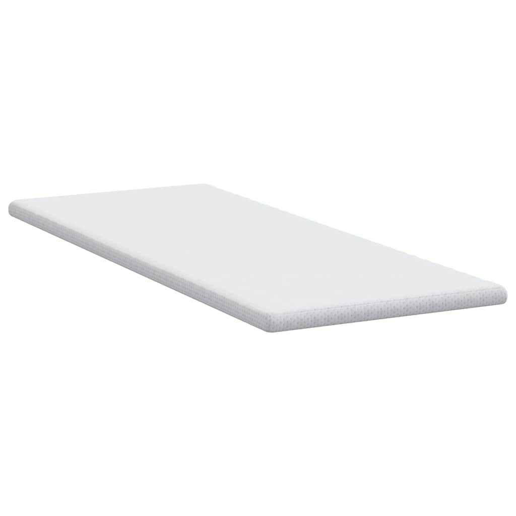 Topper per materasso Bianco 70 x 200 cm Tessuto Jacquard