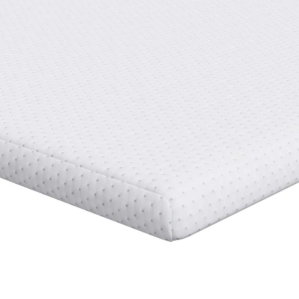 Topper per materasso Bianco 80 x 200 cm Tessuto Jacquard