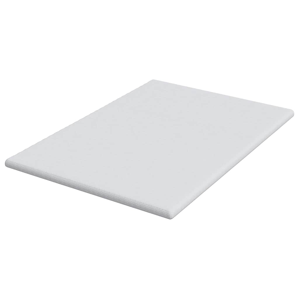 Topper per materasso Bianco 140 x 200 cm Tessuto Jacquard