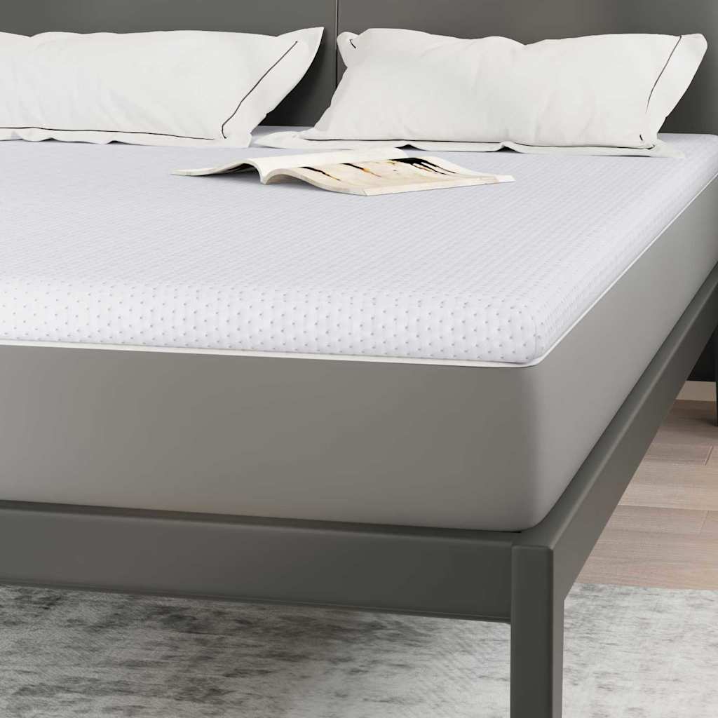 Topper per materasso Bianco 160 x 200 cm Tessuto Jacquard