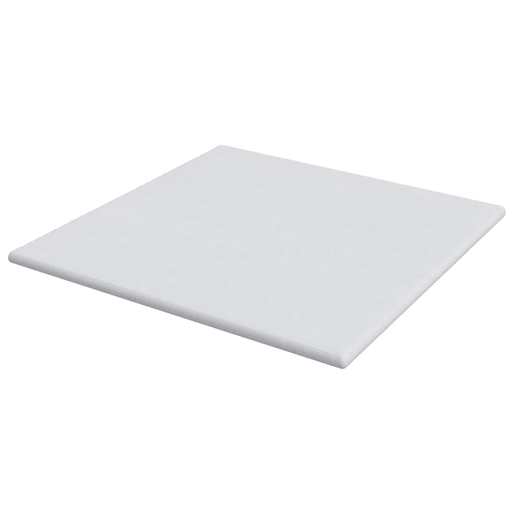 Topper per materasso Bianco 200 x 200 cm Tessuto Jacquard