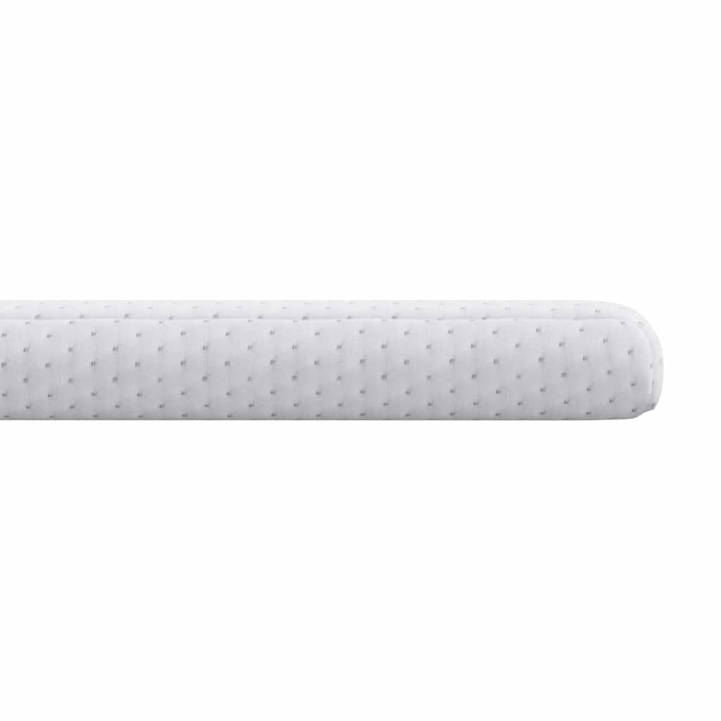 Topper per materasso Bianco 200 x 200 cm Tessuto Jacquard