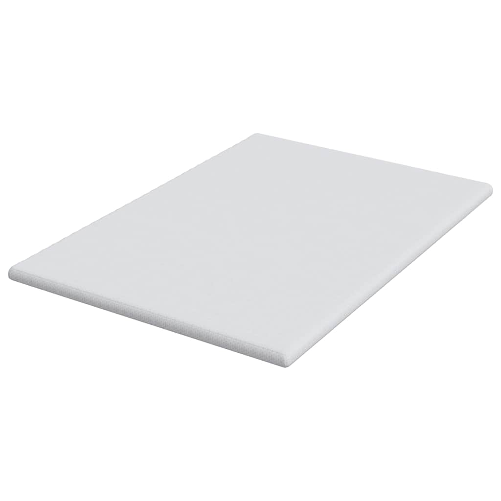 Topper per materasso Bianco 140 x 200 cm Tessuto Jacquard